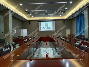 浙-宁波市北仑-中交路桥建设有限公司-会议室120平方-音响扩声+投影+数字会议-多媒体系统集成项目